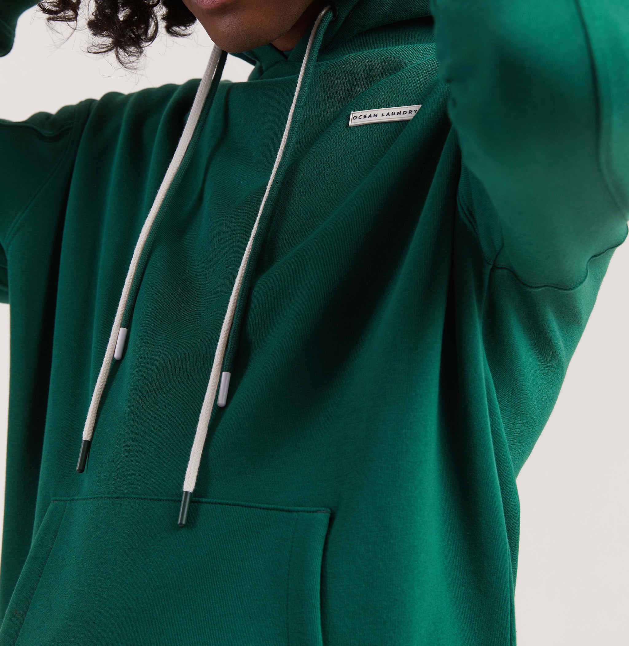 Soya Reg Regular Hoodie for Men - Botanical Green