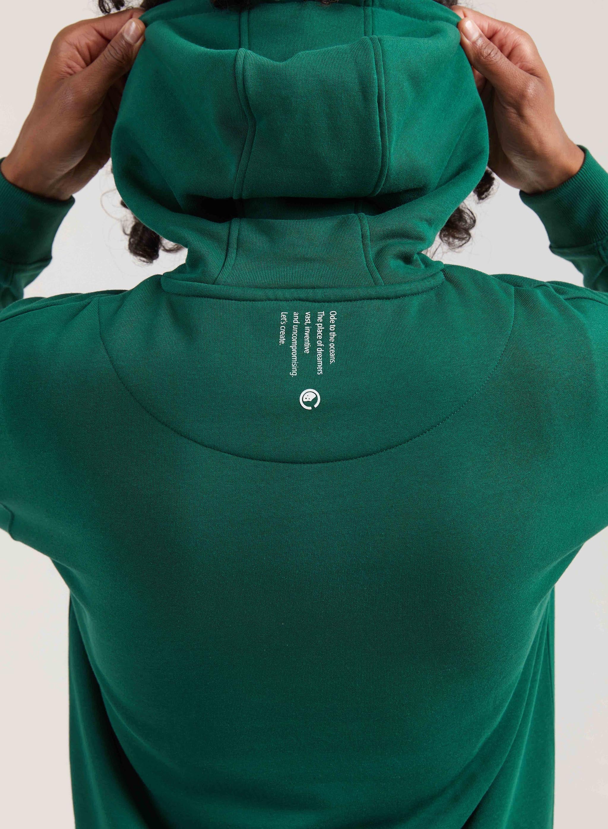 মহিলাদের জন্য সয়া রেগ রেগুলার হুডি - বোটানিক্যাল গ্রিন