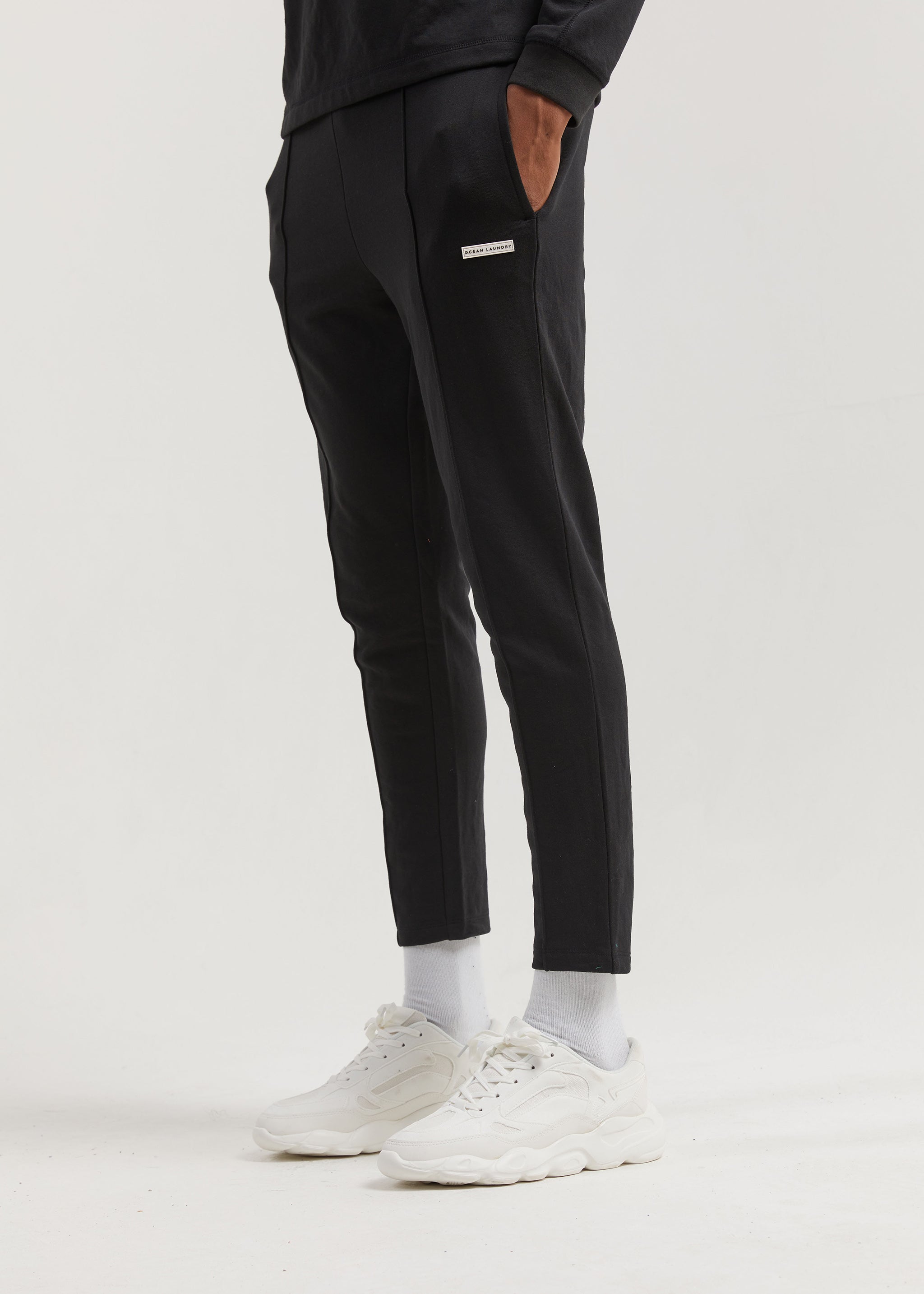 Elder Slim Joggers for Men- Black
