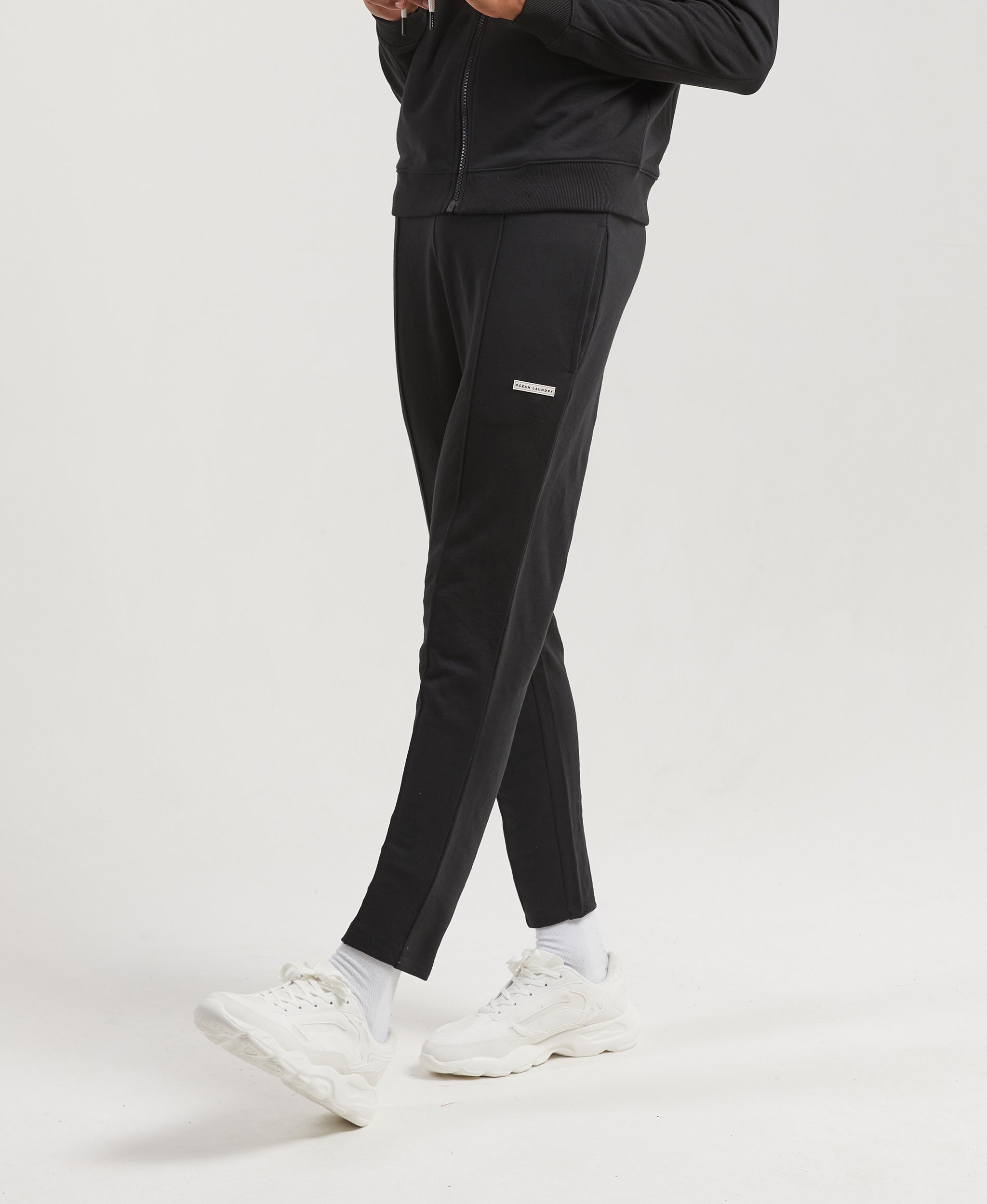 Elder Slim Joggers for Men- Black