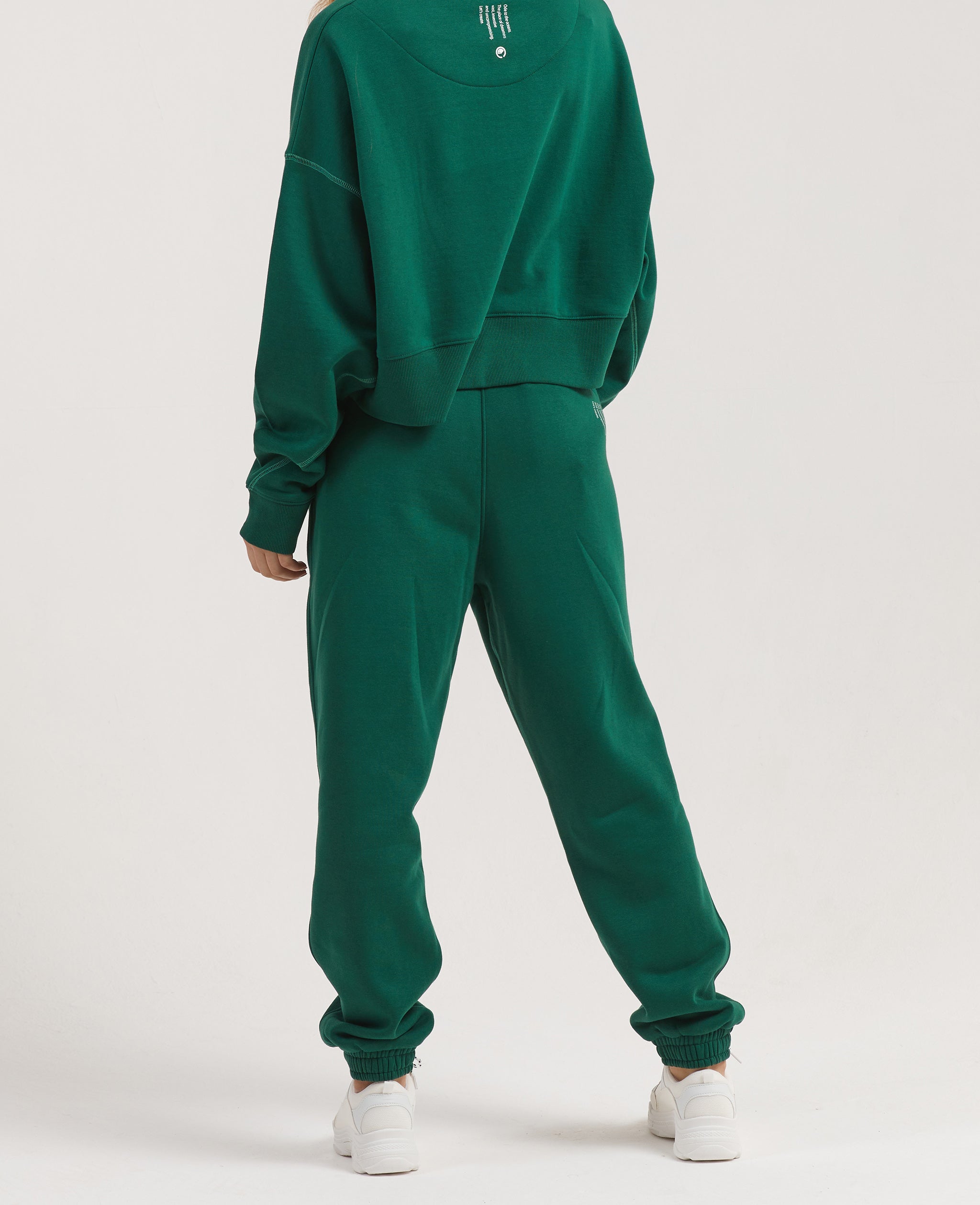 Cactus Baggy Sweatpant for Women - Botanical Green