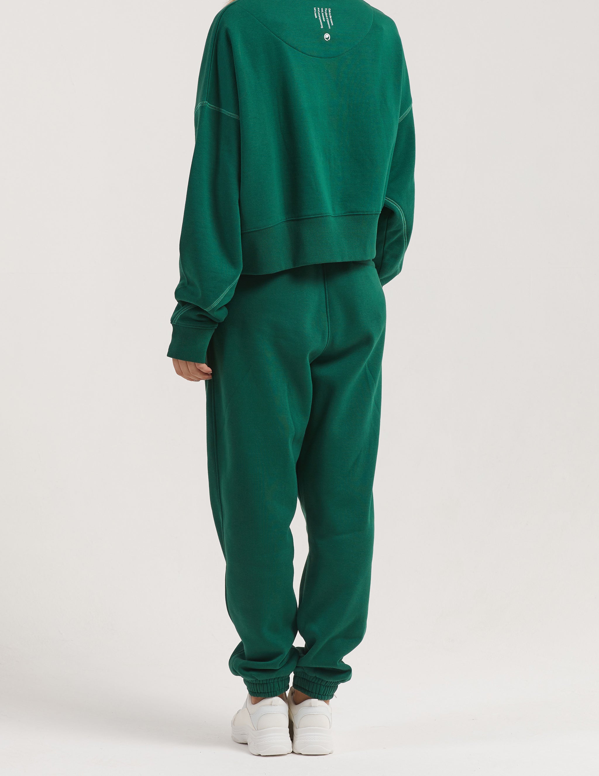 Cactus Baggy Sweatpants for Men - Botanical Green