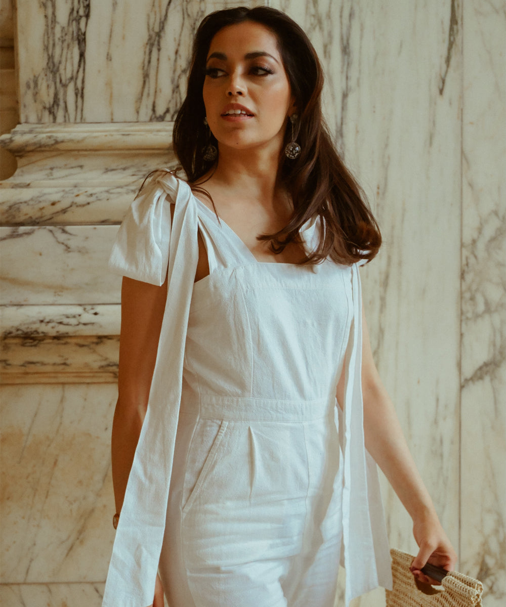 Bsidd Loves Tied bow detail at shoulder Jumpsuit 7