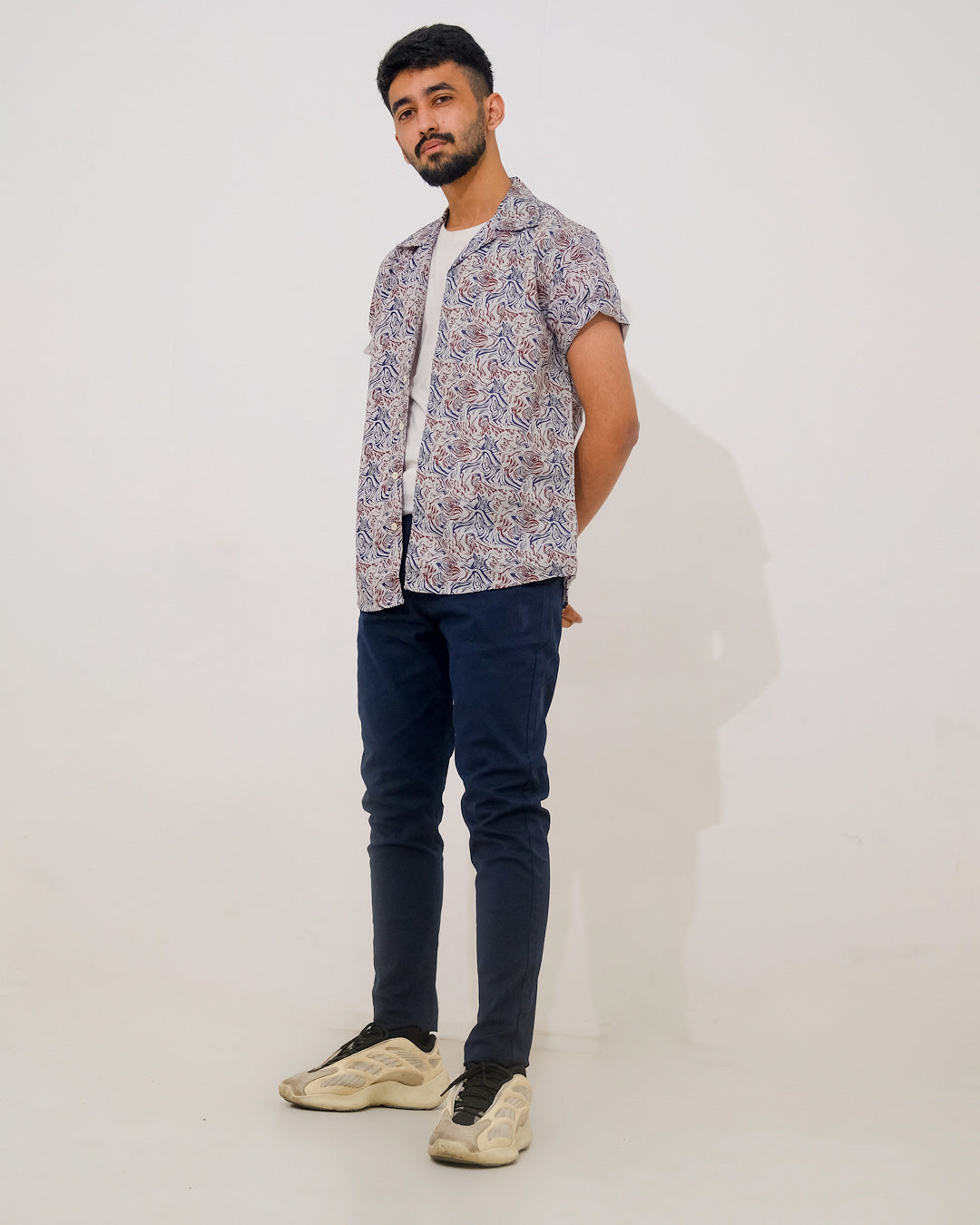 Cubana - Spiral Print - Cuban Shirt For Men