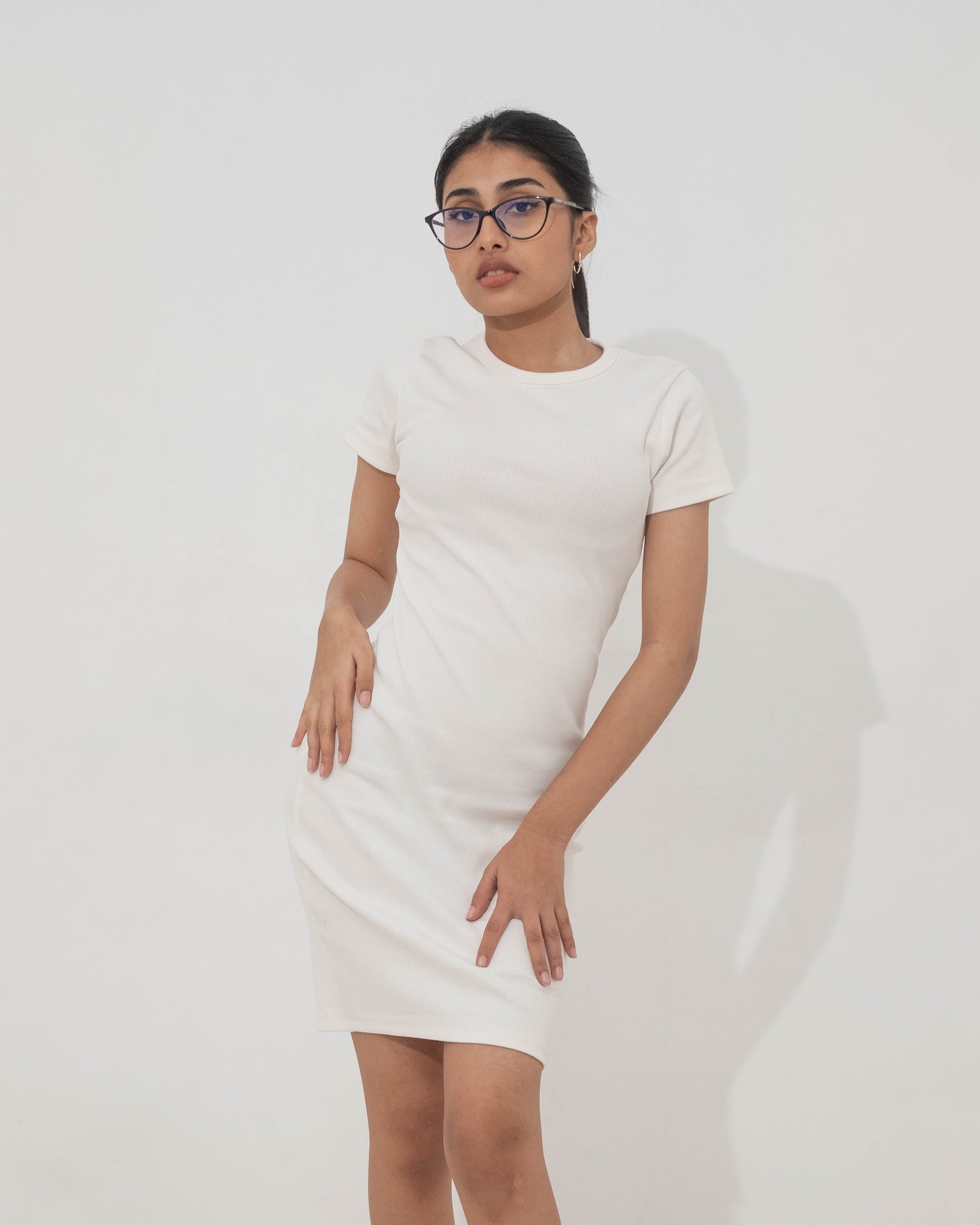 Sweetheart - Cream Mini Bodycon