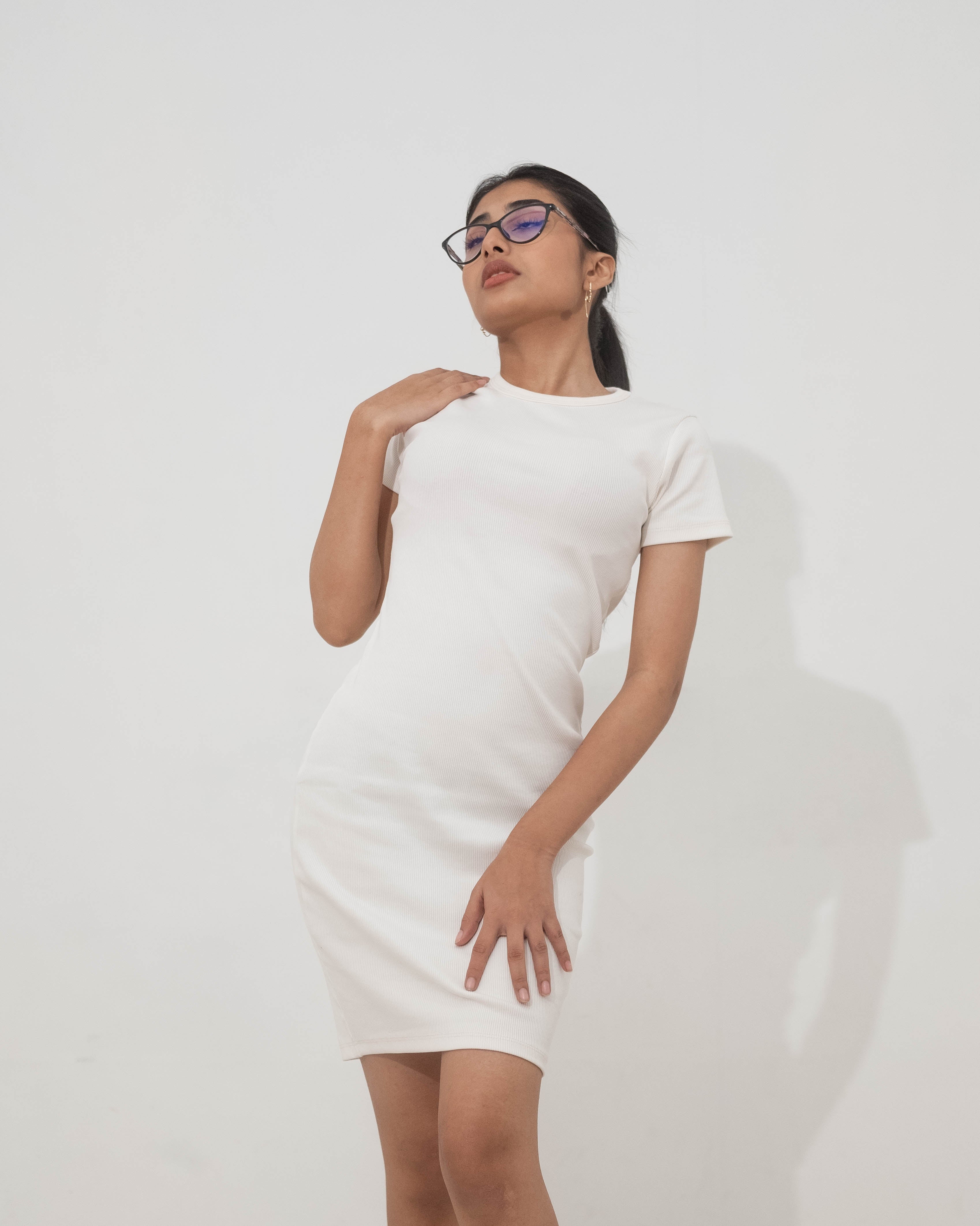 Sweetheart - Cream Mini Bodycon