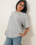 উইলো মহিলাদের টি-শার্ট - গ্রে মেল