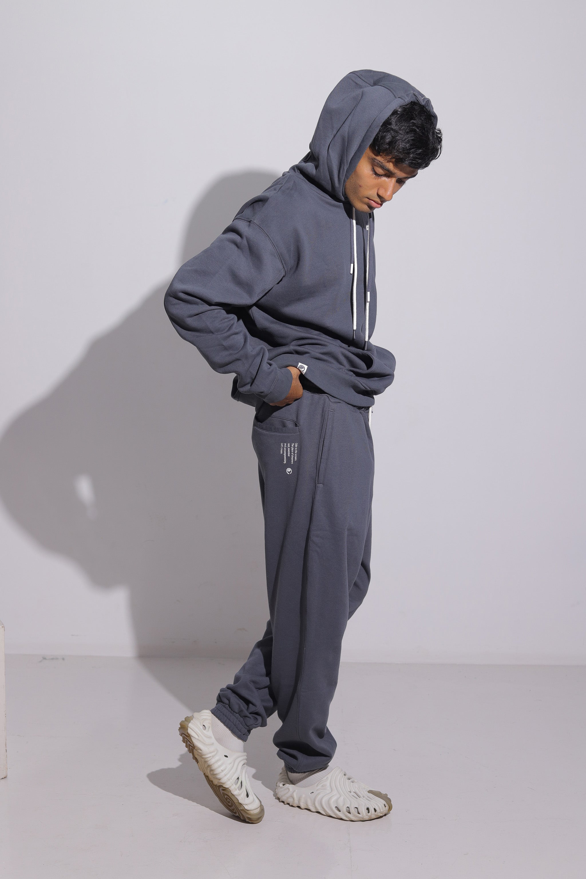 Soya Reg Regular Hoodie for Men - Charcoal