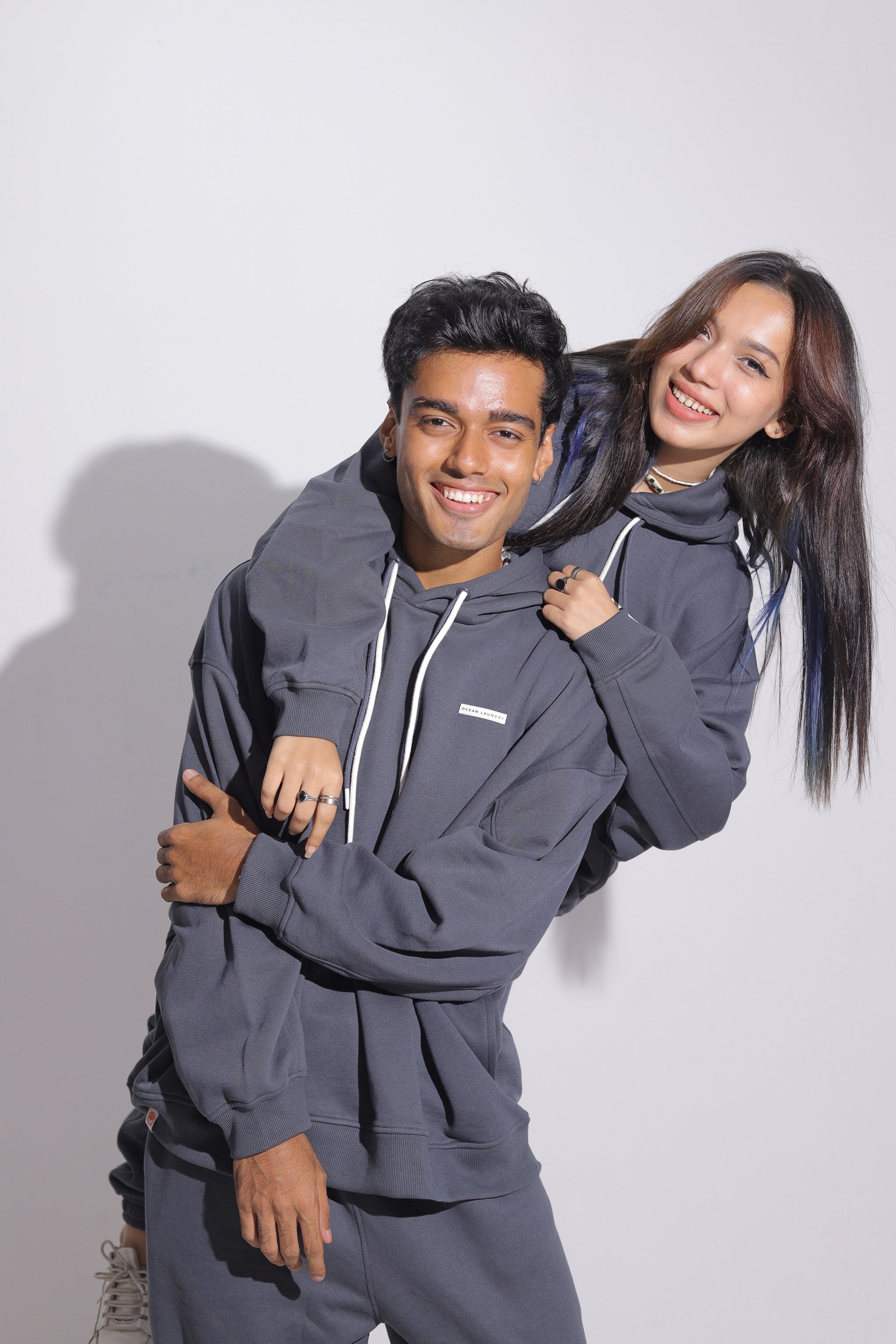 Soya Reg Regular Hoodie for Men - Charcoal