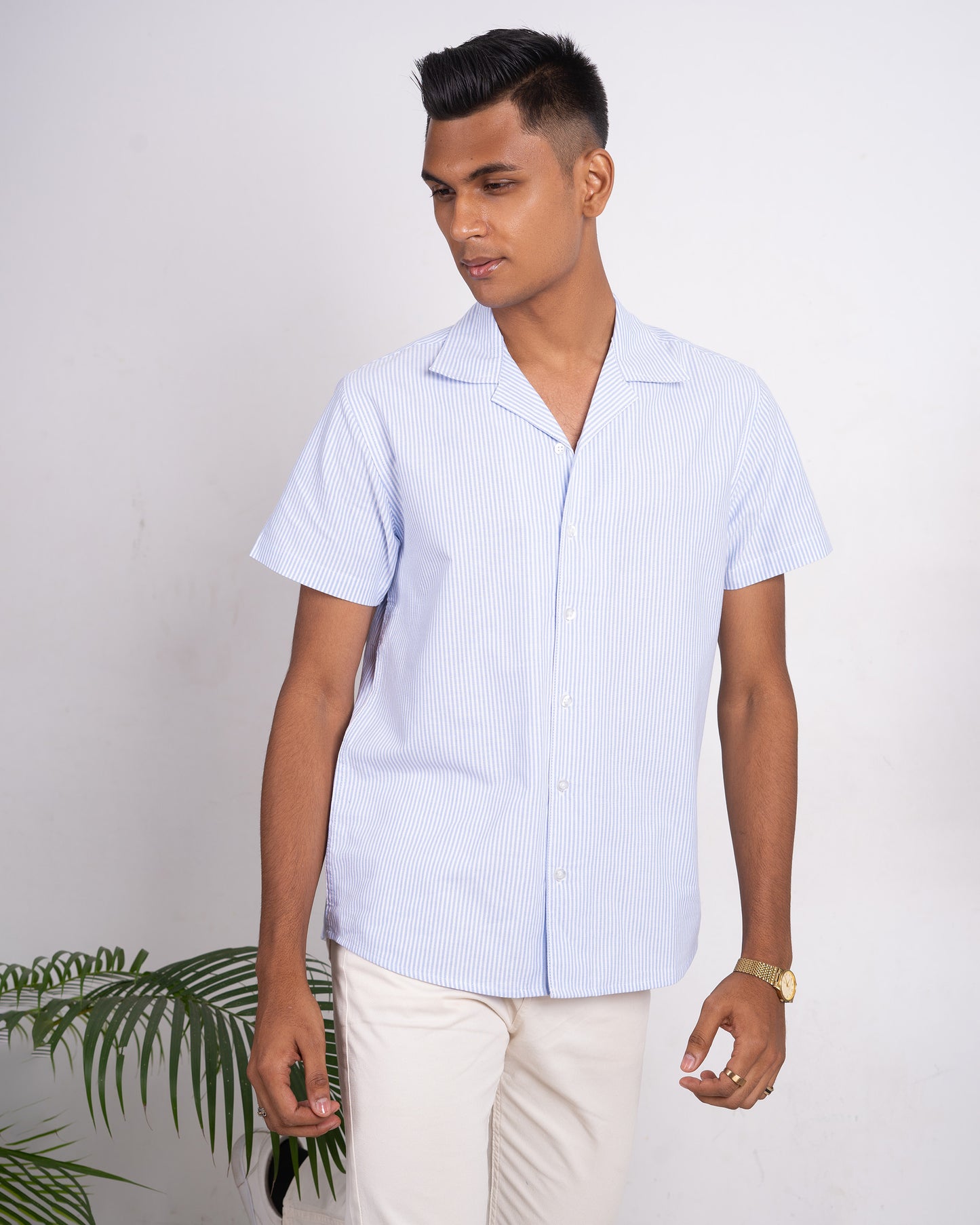 Cubana Raya - Thin Stripe - Cuban Shirt For Men