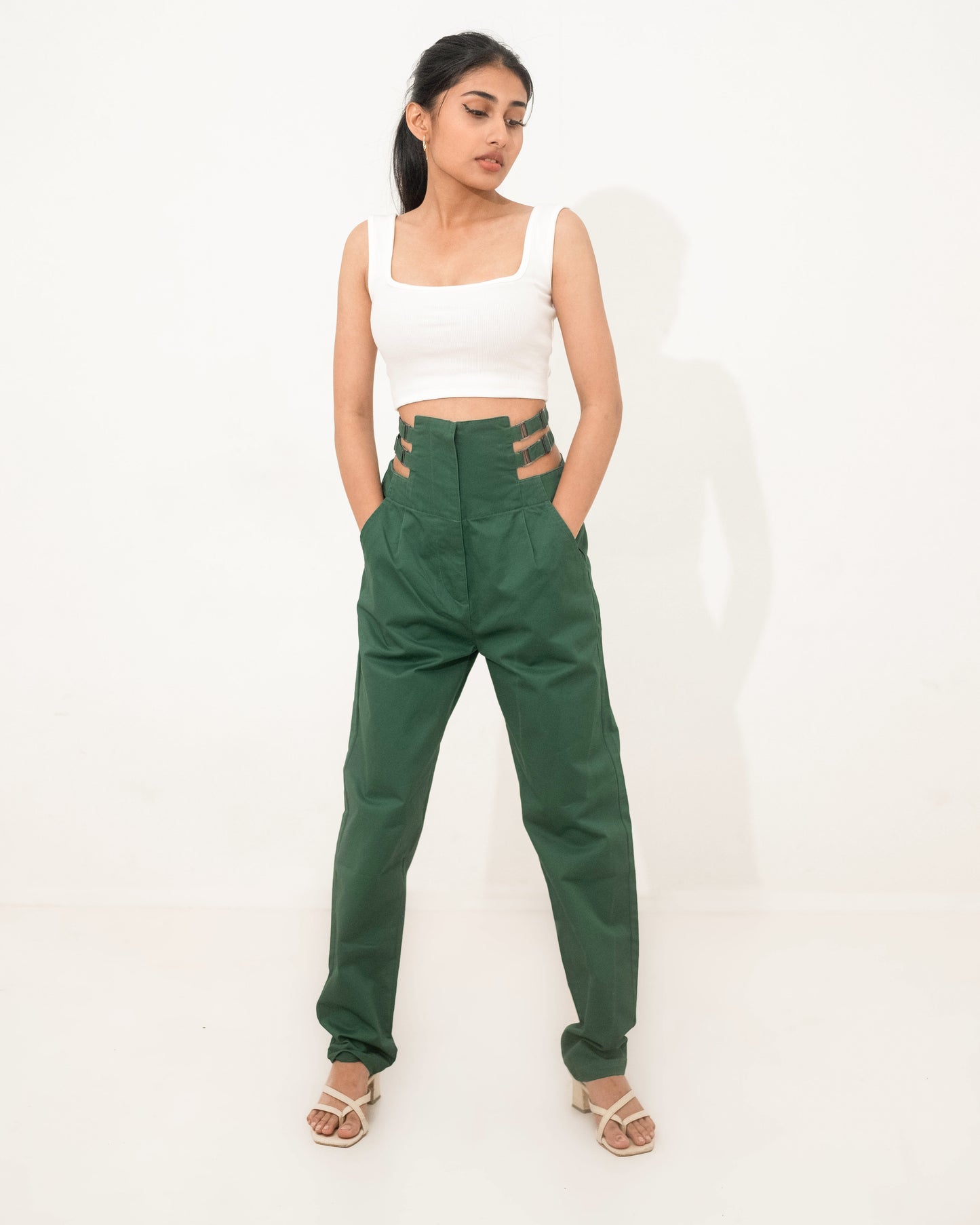 Cleo- Green Pants