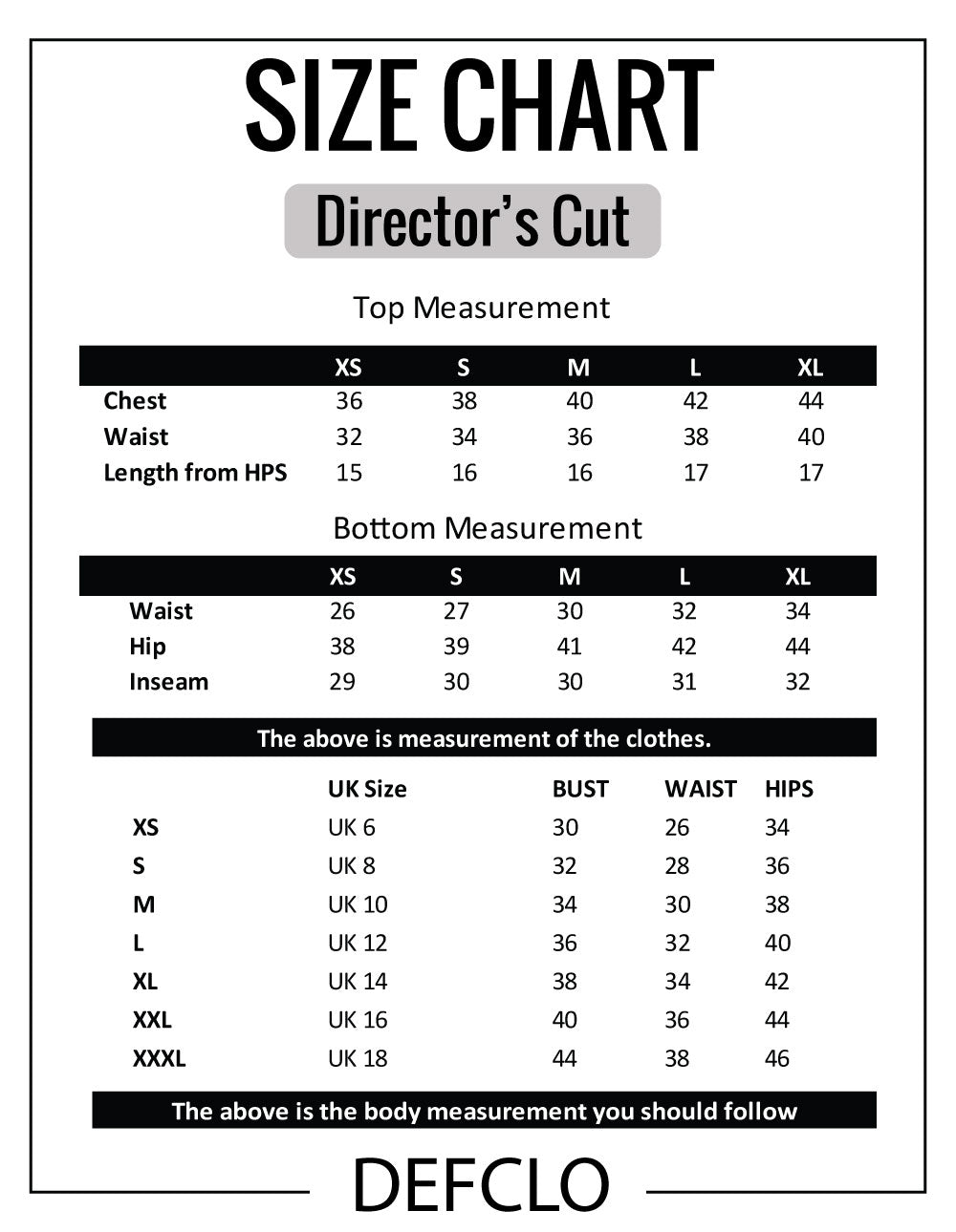 Director's Cut -Two-Piece Set