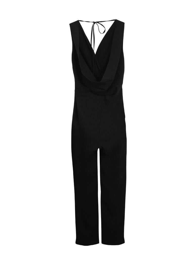 Bsidd Loves V neckline Black Jumpsuit 9