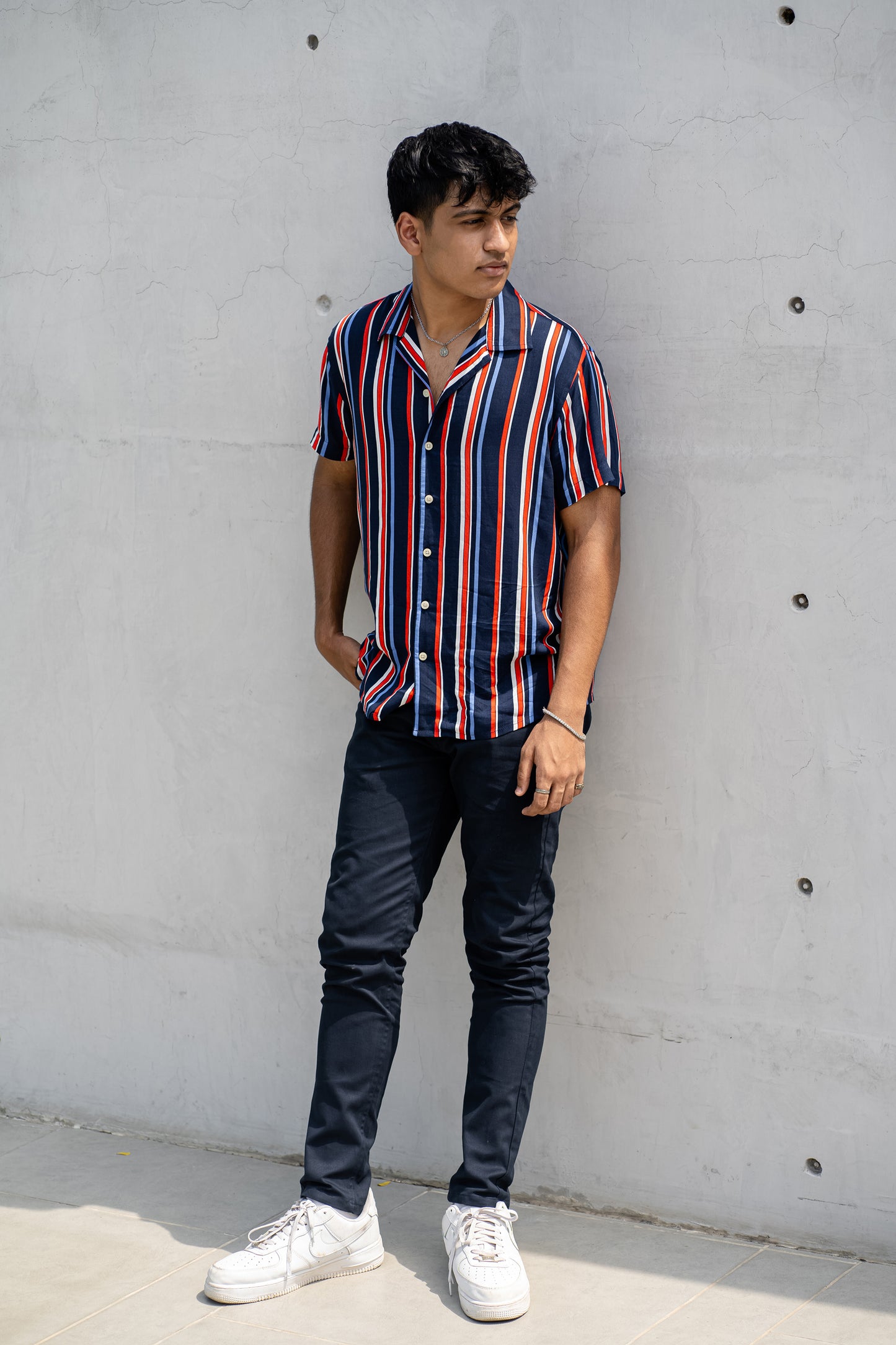 Cubana Raya - Multi Striped - Cuban Shirt For Men