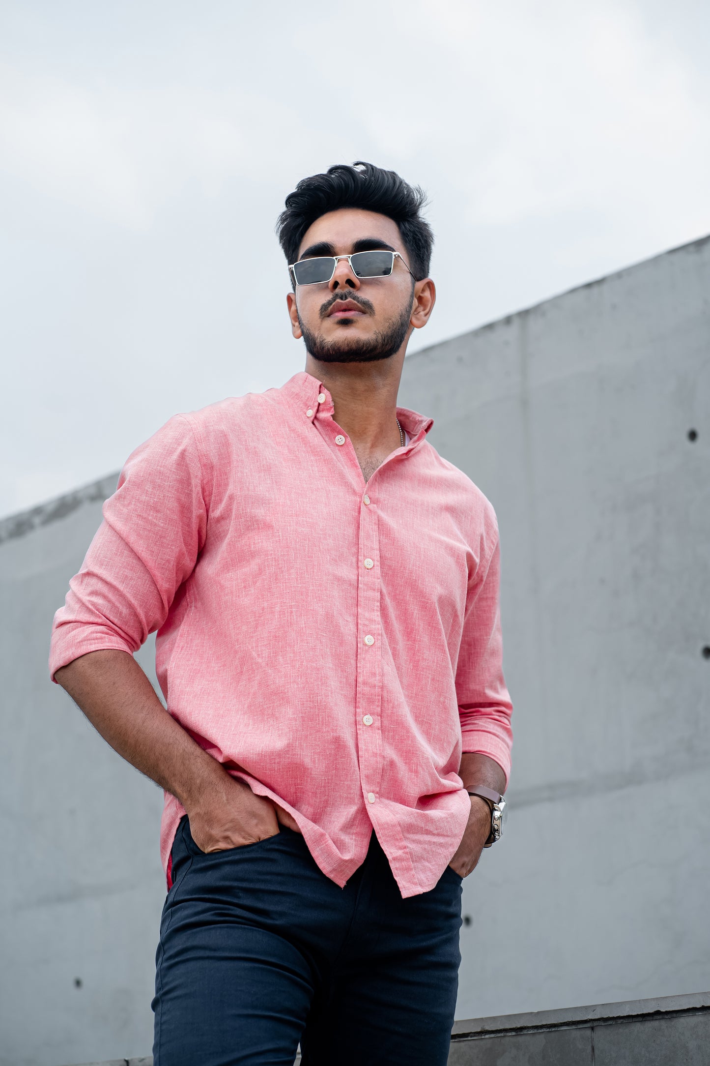 Pink Plum - Casual Shirt For Men